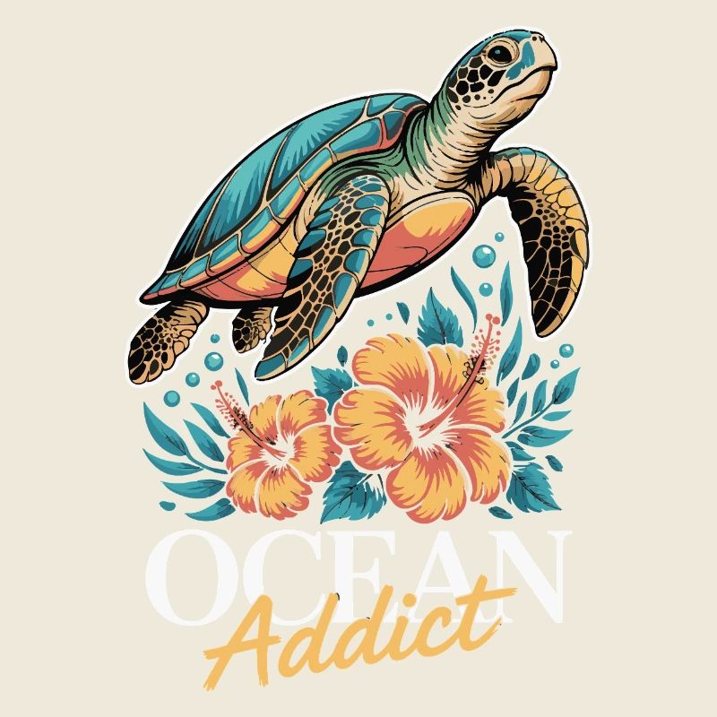 Meeresschildkröte Ozean Addict Design