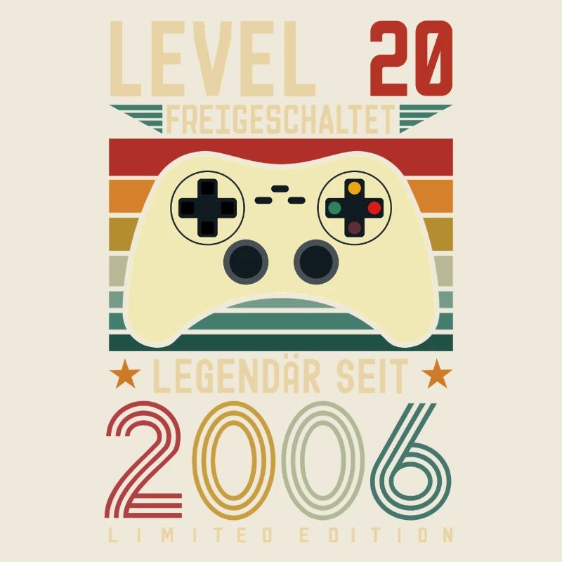 Level 20 Unlocked 20th Birthday 20 years