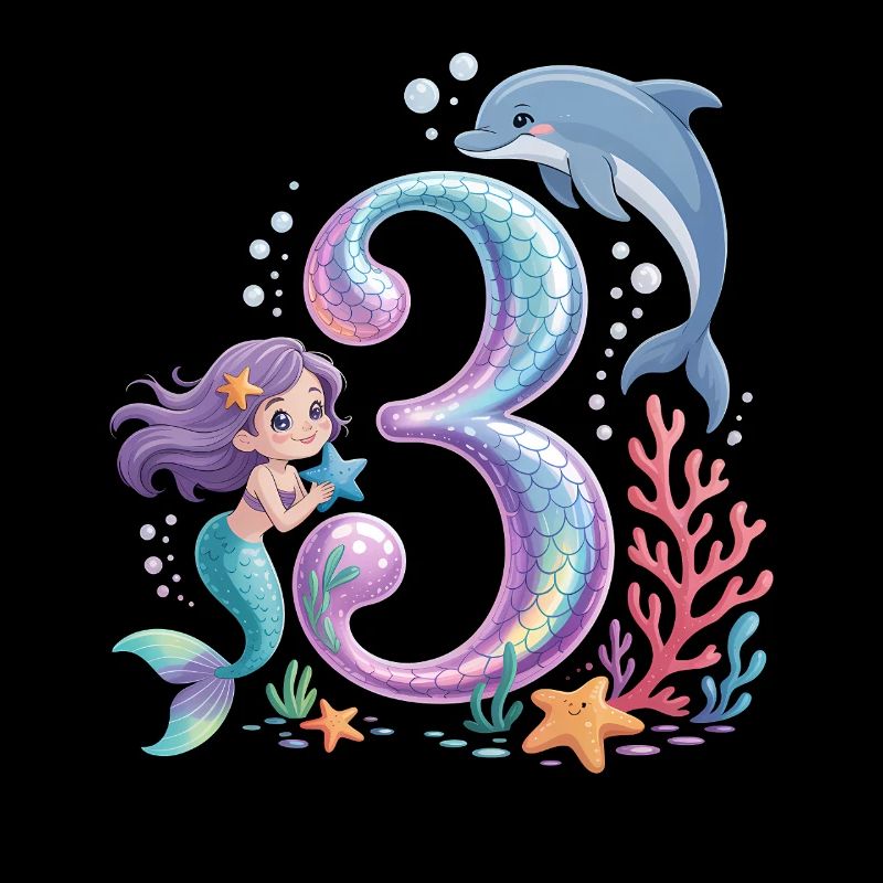 3e anniversaire de la sirène 3 ans