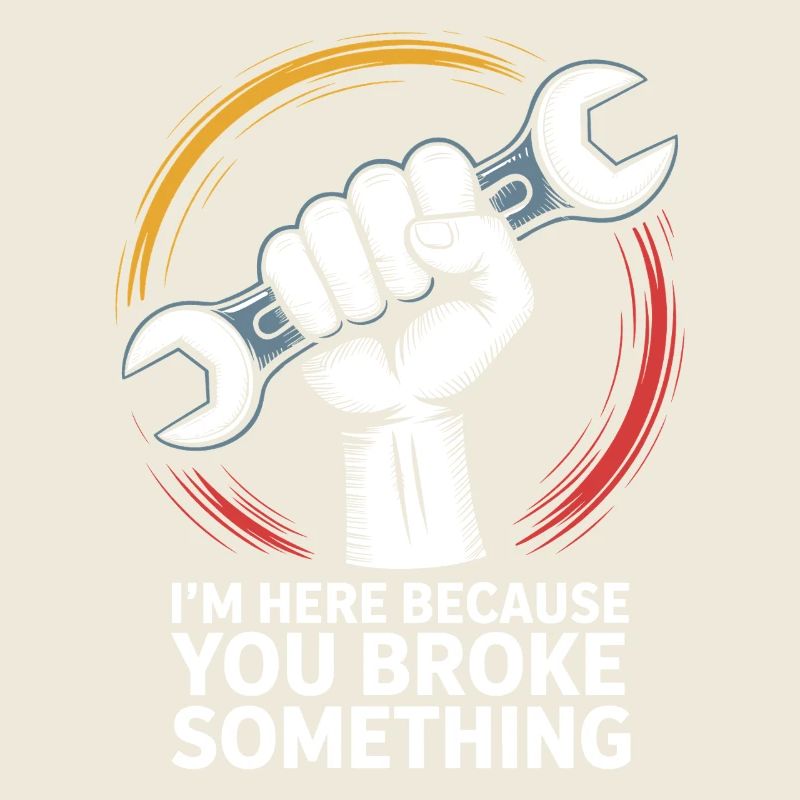 Je suis là parce que tu as cassé quelque chose de bizarre Réparation