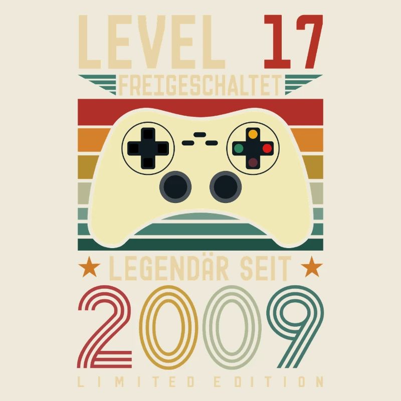 Level 17 Freigeschaltet 17.Geburtstag 17 jahre