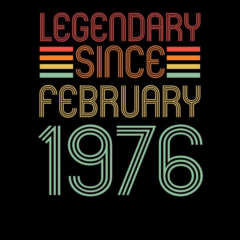 Legendary since February 1976, Retro, Geburtstag