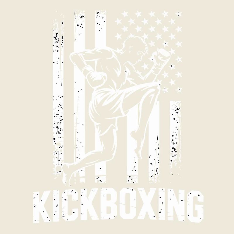 Style du drapeau du kickboxing