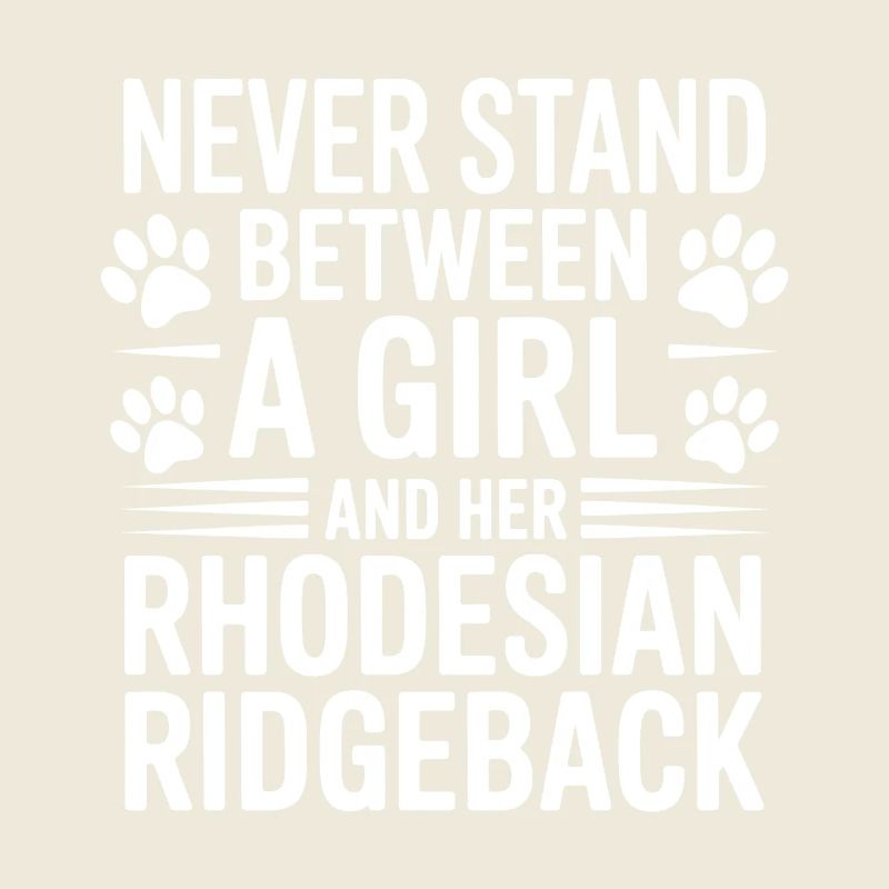 Cadeau drôle de chien sur les paroles de Rhodesian Ridgeback.