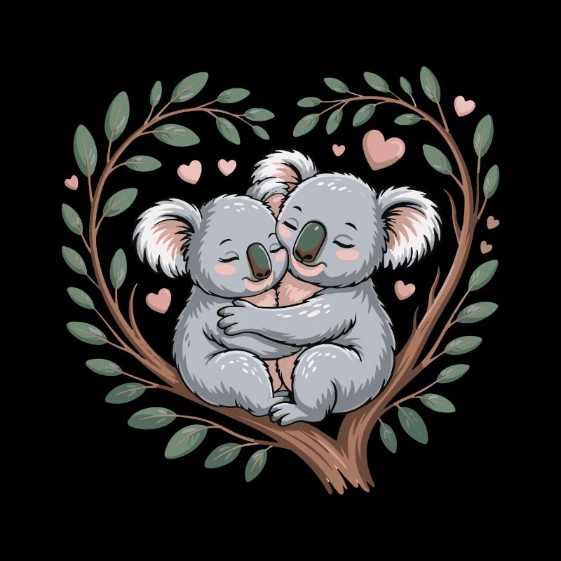 Koala Paar Valentinstag