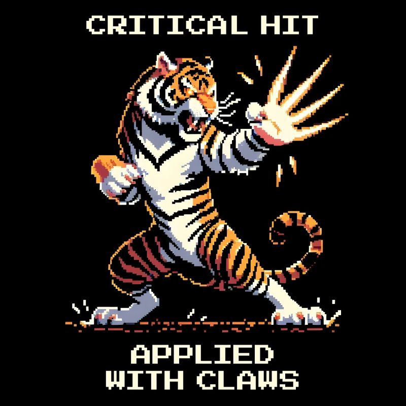 Critical Hit with Claws | Tiger Humor