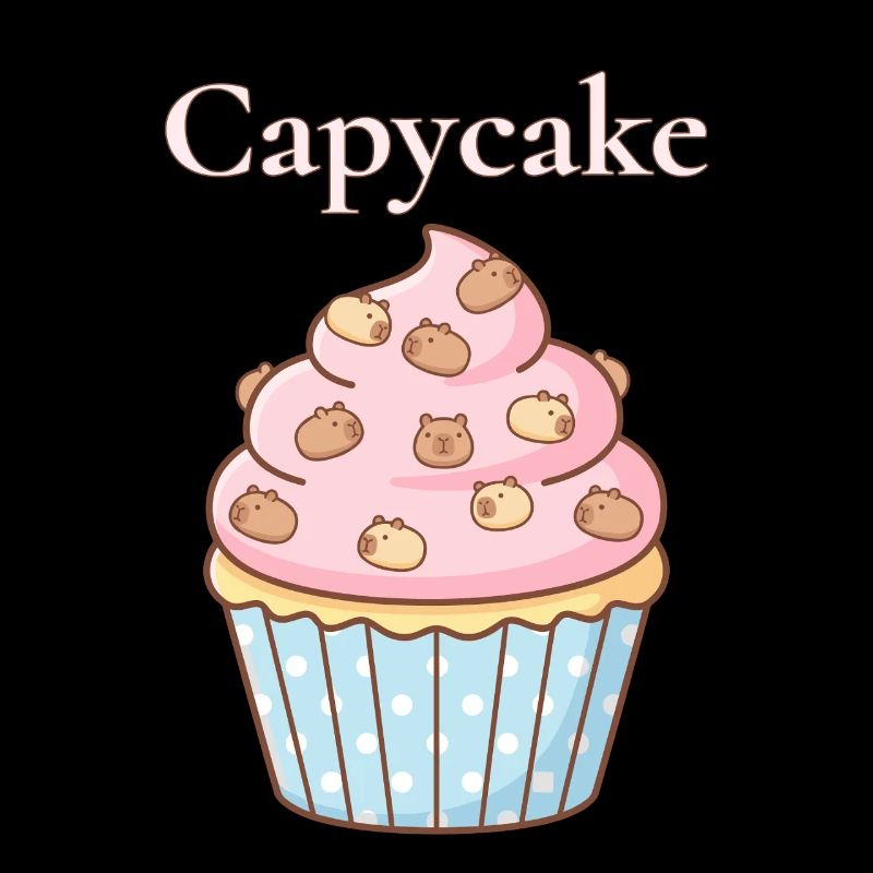 Capycake Cupcake mit Capybara Sprinkles