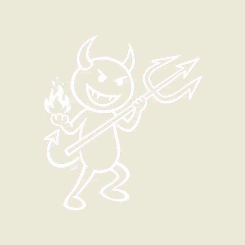 Devilish Flames - Devil with Flames