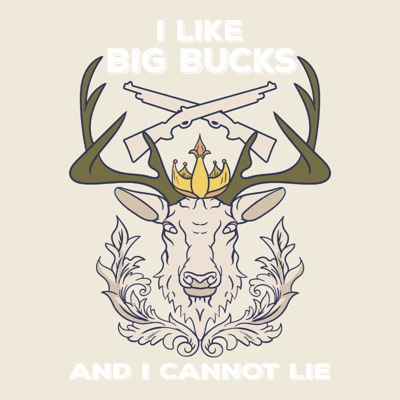 Ich mag große Hirsche Design