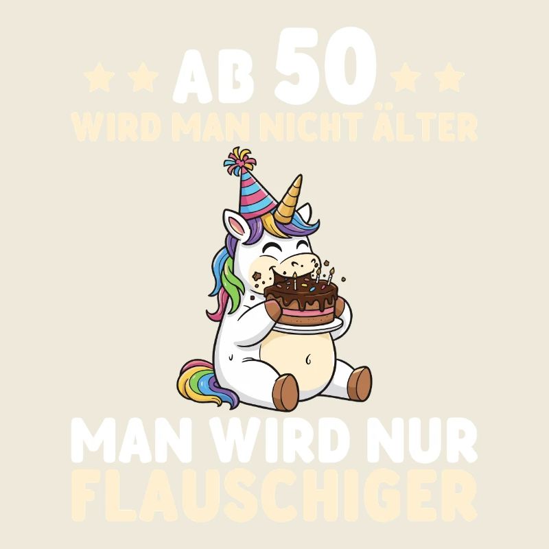 50. Geburtstag Einhorn – Man wird nur flauschiger