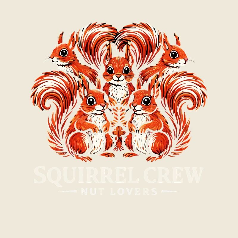 Squirrel Crew - Nut Lovers Eichhörnchen Gang