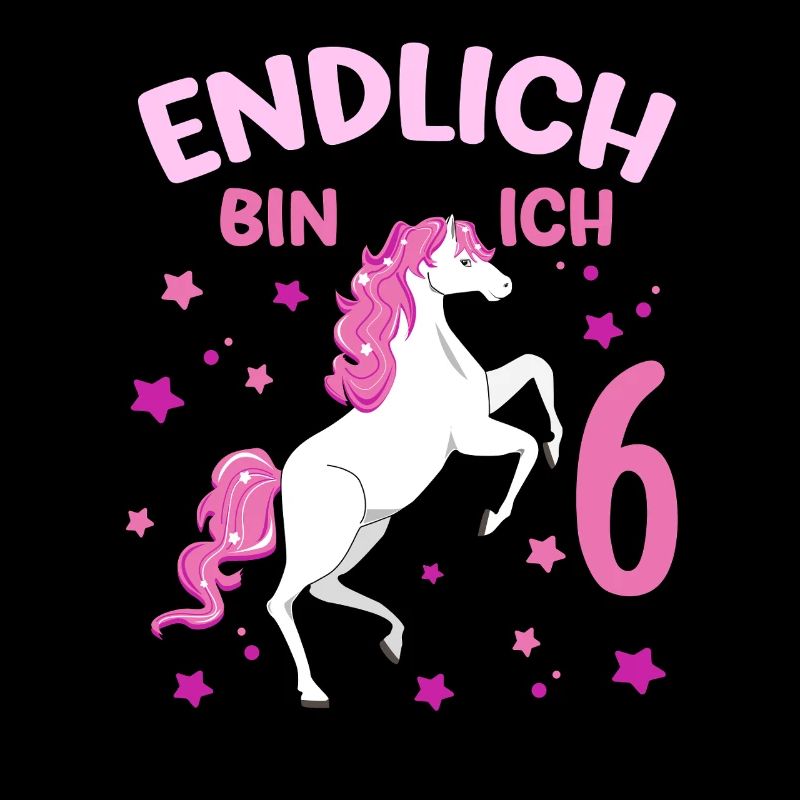 6 Jahre alt Pferd Endlich Bin Ich 6 Mädchen 6.