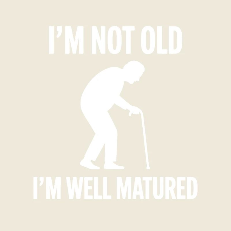 Senior Citizen Humor Retiree Motif