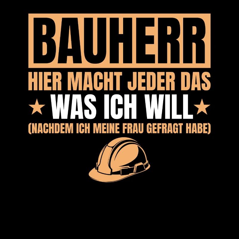 Builder Funny Gift House Construction Site