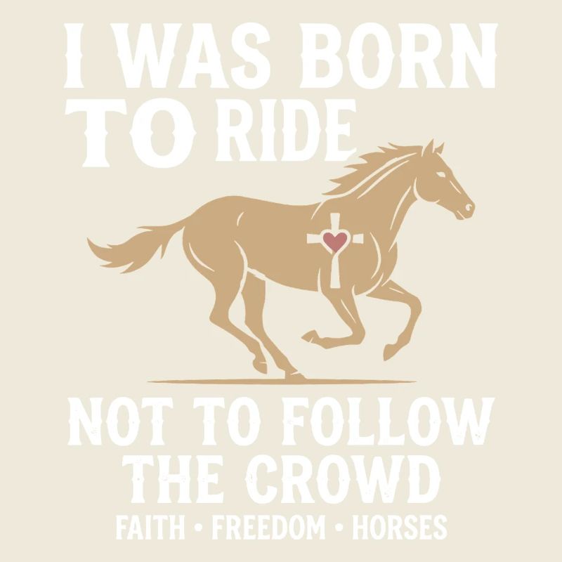 Né pour monter à cheval Freedom Design