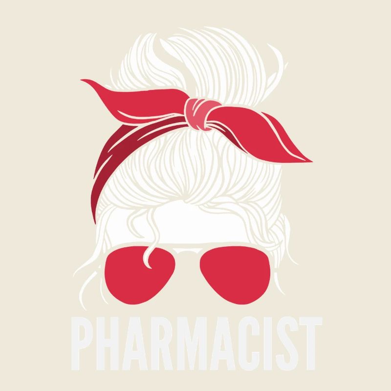 Messy Bun Pharmacist Pharmacist