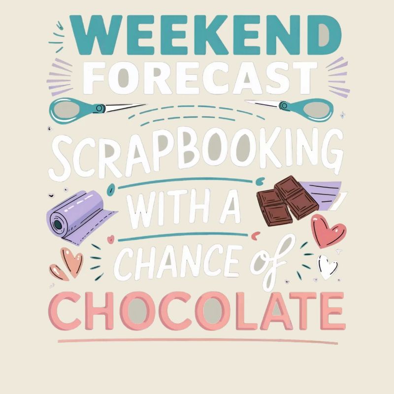 Scrapbooking du week-end avec chocolat