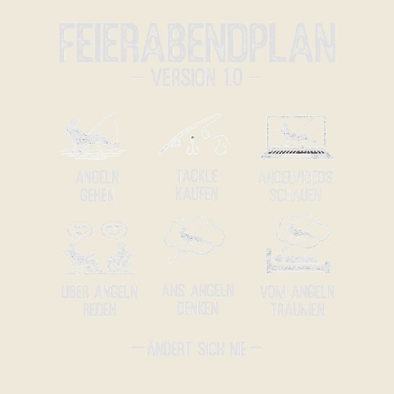 Angeln Geschenk Mann Angler Feierabendplan