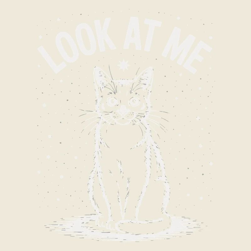 Regarde-moi - Ciel étoilé de chat