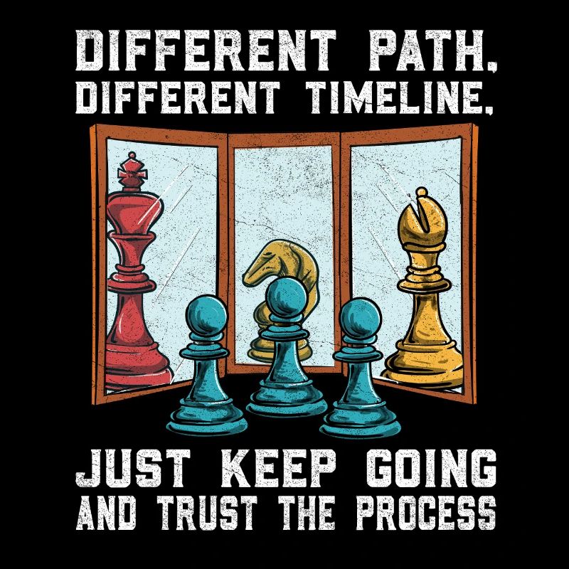 Chess path: Different way, confidence in the procedure