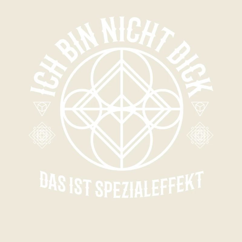 Ich bin nicht dick Das ist Spezialeffekt