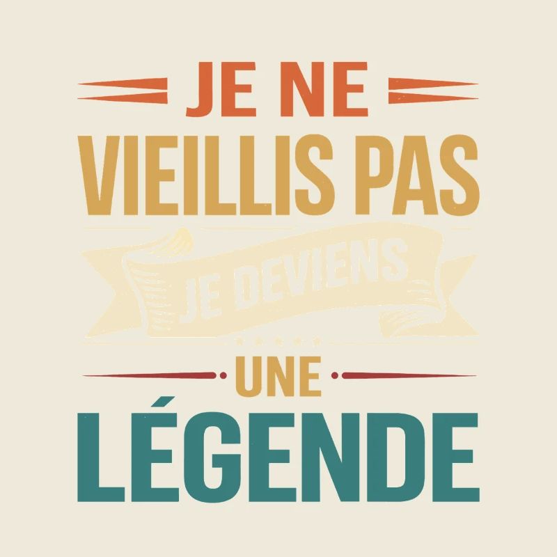 I don't get old, I become a legend, gift