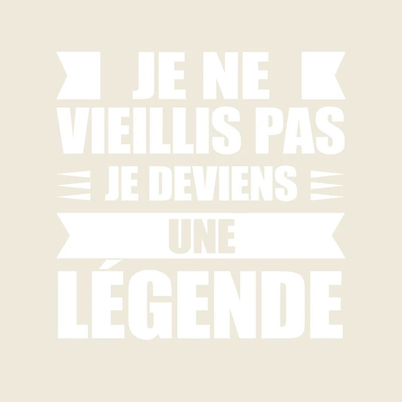 I don't get old, I become a legend, gift
