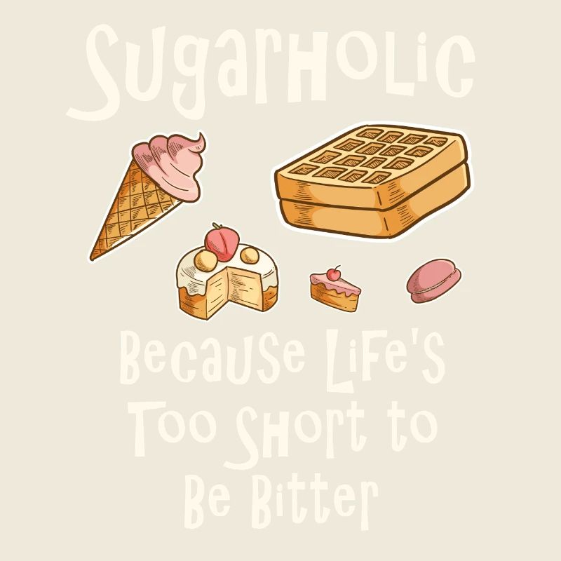 Citation de dessert Sugarholic Tee