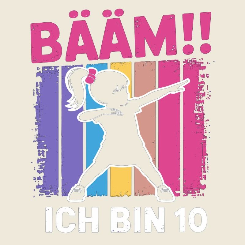 Bääm Ich bin 10 Dabbing Mädchen 10. Geburtstag