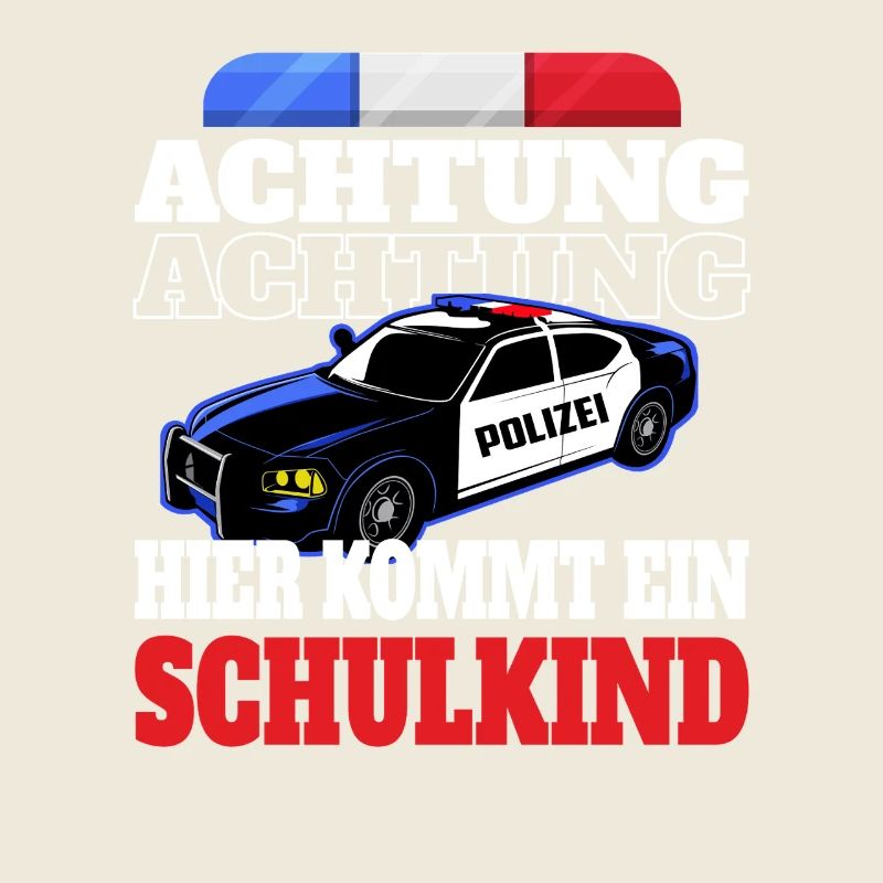 Polizeiauto Warnung Schulkind