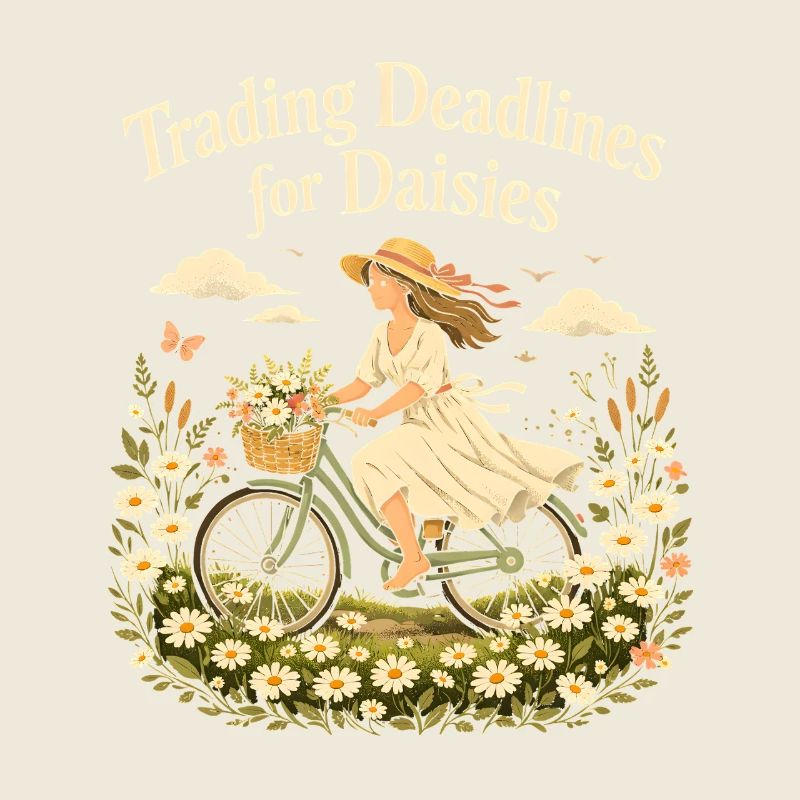 Deadlines against daisies | Cottagecore