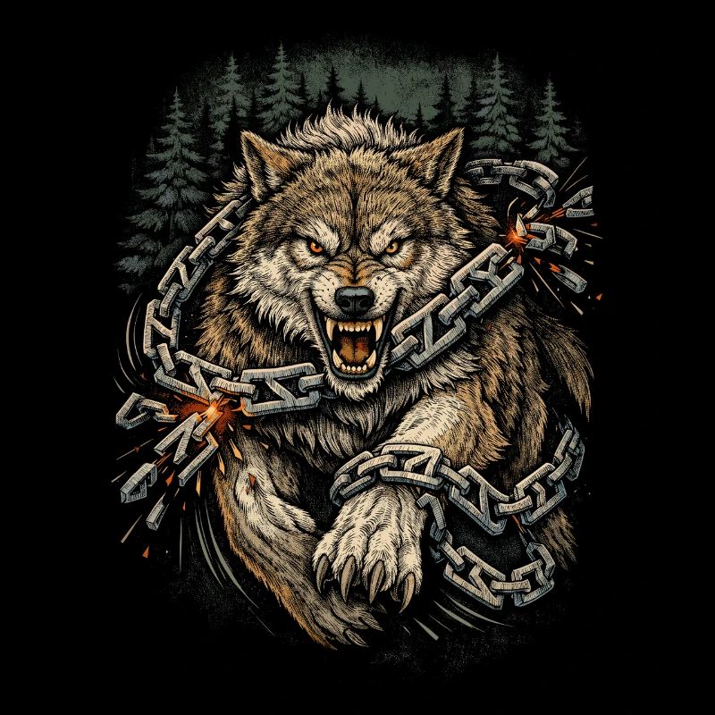 Scandinavian Viking Wolf
