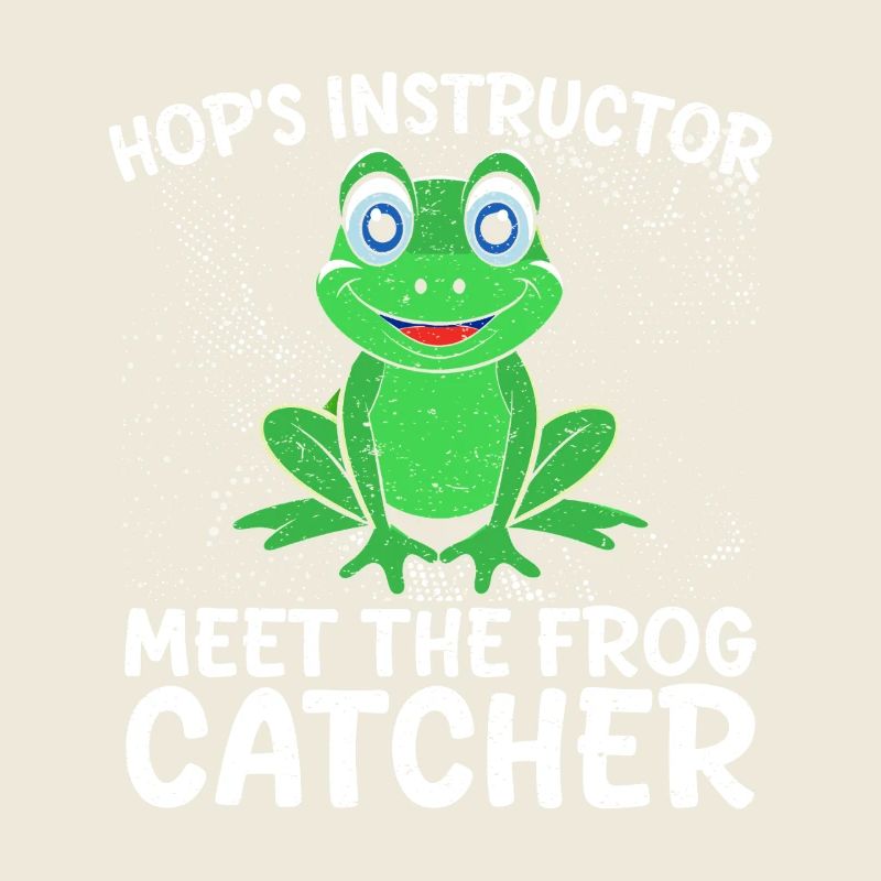 Frog Catcher Hop ́s Instructor Frog