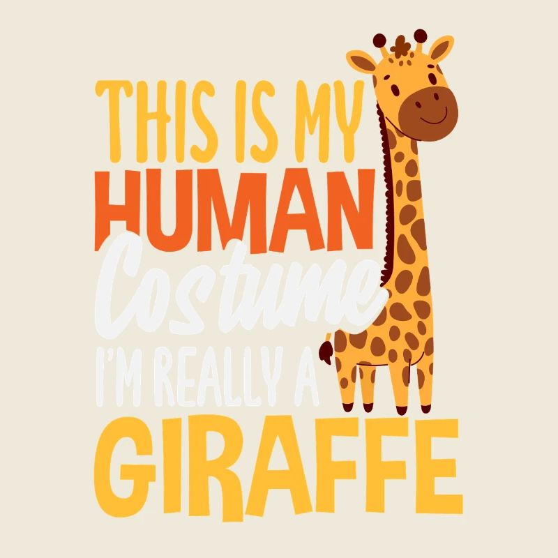 C’est mon costume de girafe humaine