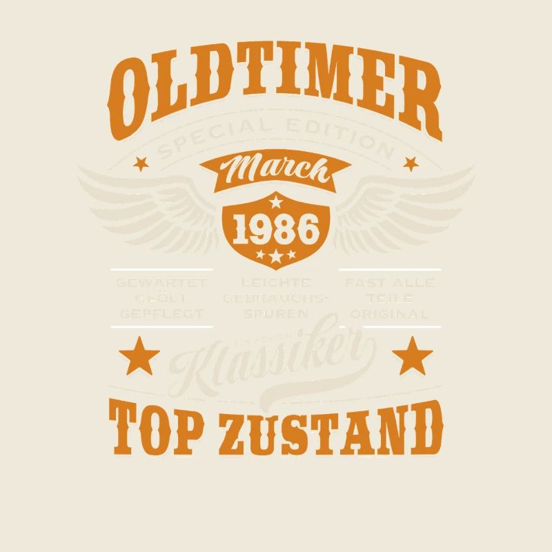 Oldtimer March 1986 - Geburtstag - Geschenk