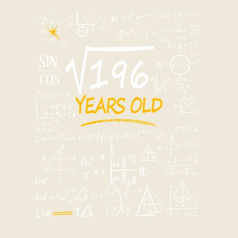 14 Years Birthday Math Formulas Funny