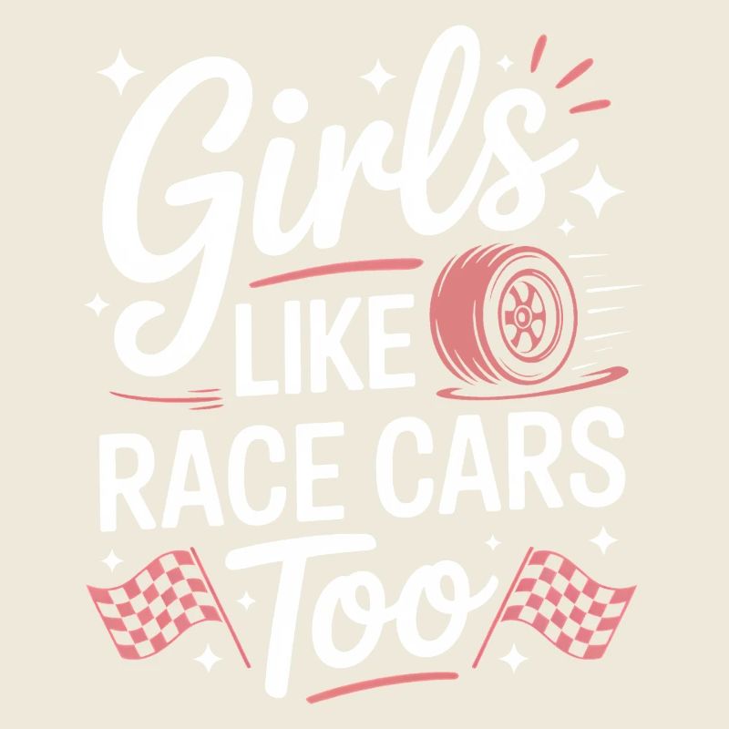 Cadeau de voitures de course de filles