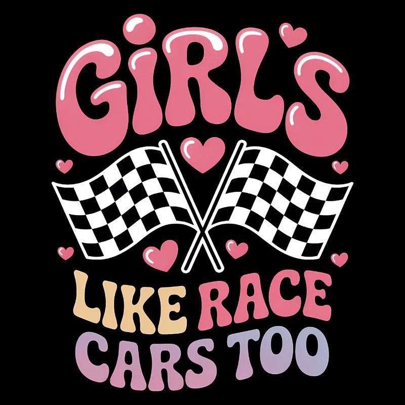 Cadeau de voitures de course de filles