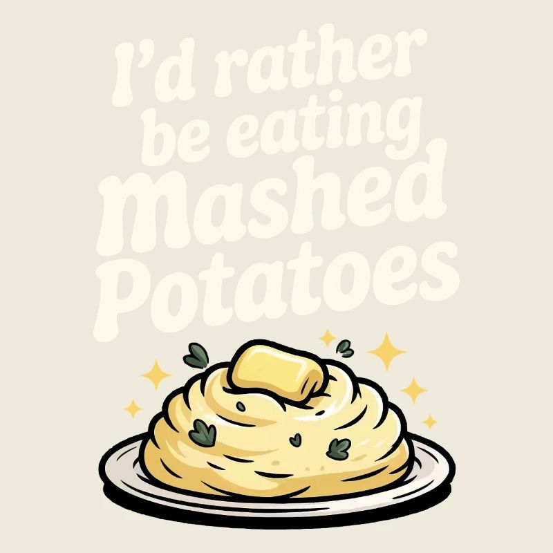I'd rather eat mashed potatoes