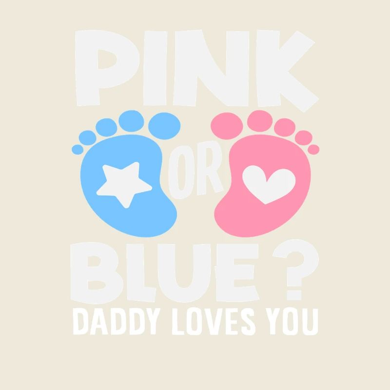 Pink Oder Blau Papa Liebt Dich Reveal