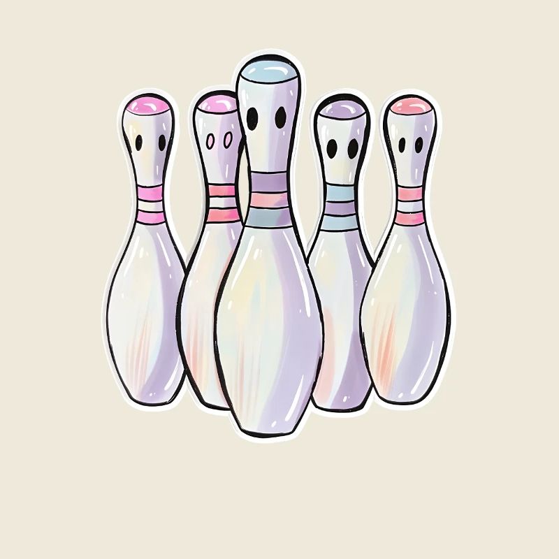 Quilles de bowling Look comique