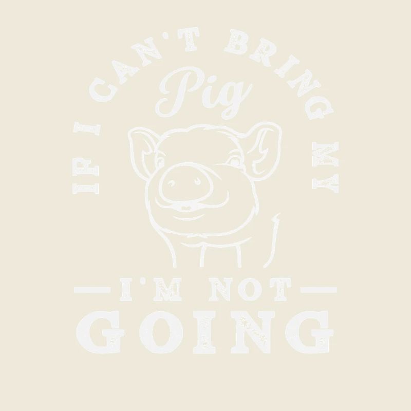 Si mon cochon n’a pas le droit de venir avec moi, je n’irai pas