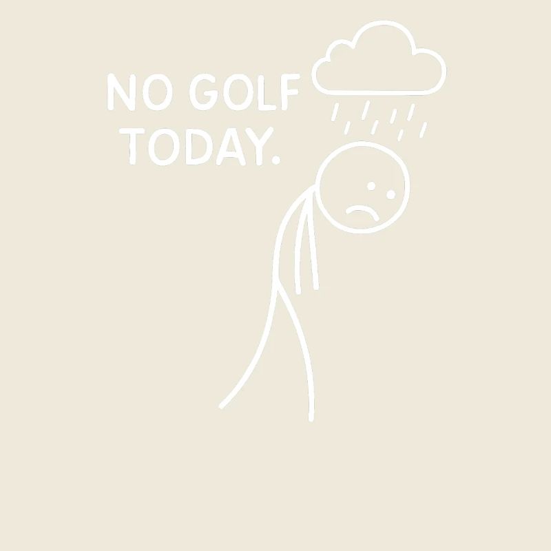 No Golf Today Golfer Gift Idea Golfer