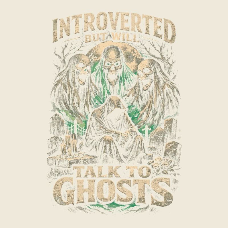 Friedhof Goth Introverted But Will Talk To Ghosts