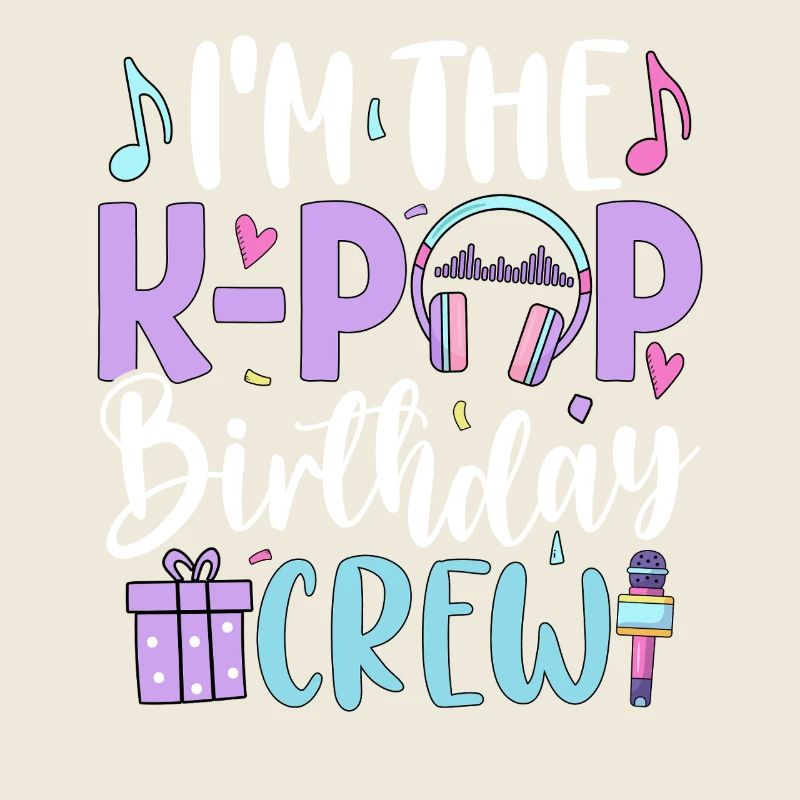 Je suis l’équipe d’anniversaire de K Pop