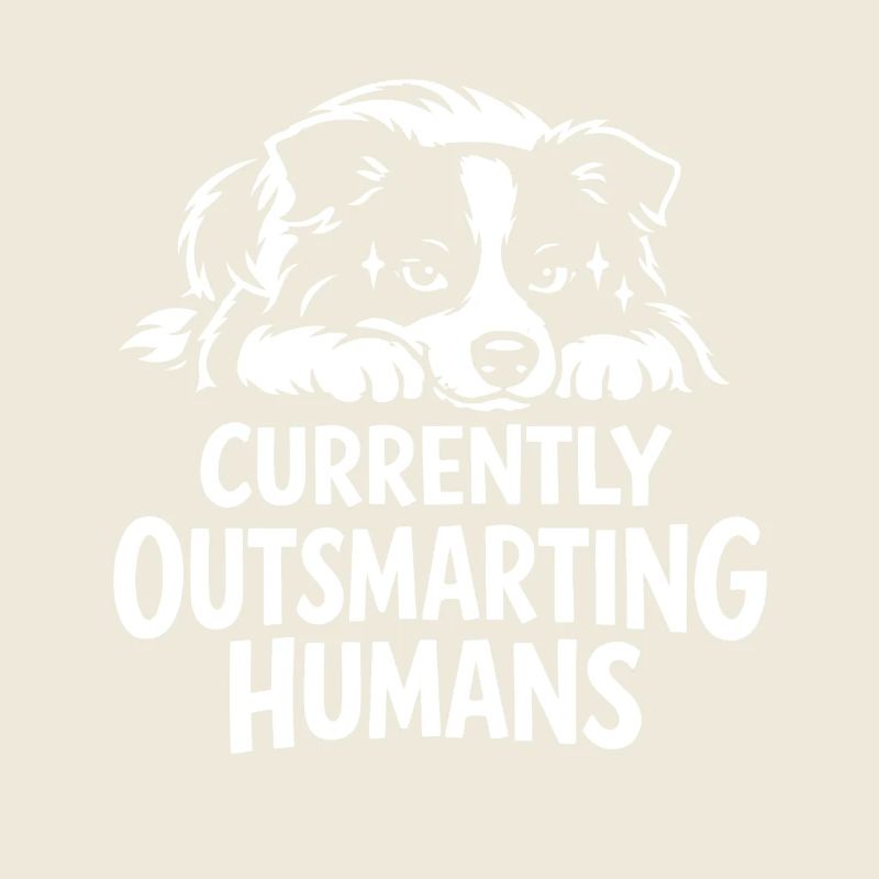 Schlauer als du | Border Collie Spruch
