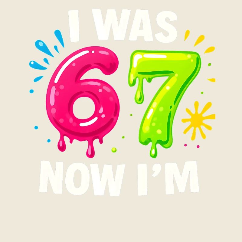 7. Geburtstag Kinder 67 Meme Humor Geschenkidee