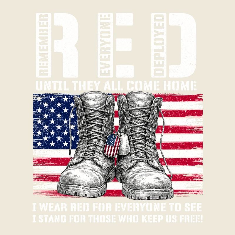 RED Friday Remember Everyone Deployed Home