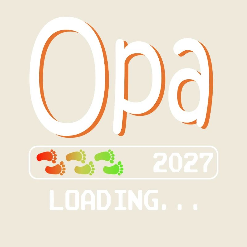 Werdender Opa 2027 loading zukünftiger Großvater