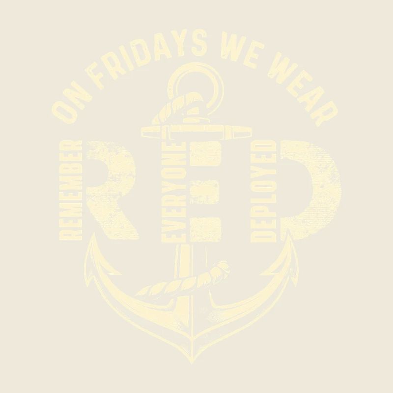 Le vendredi, nous portons du rouge Remember Deployed